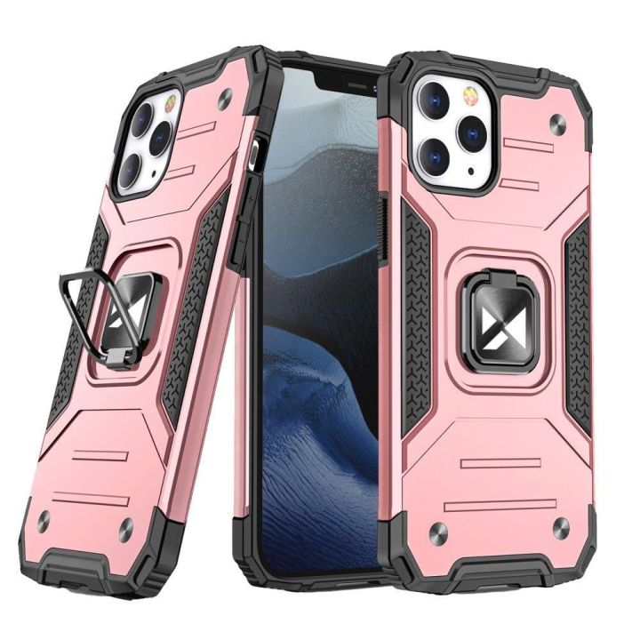 Wozinsky Ring Armor Back Cover Πλαστικό Ροζ Χρυσό (iPhone 13 Pro Max)