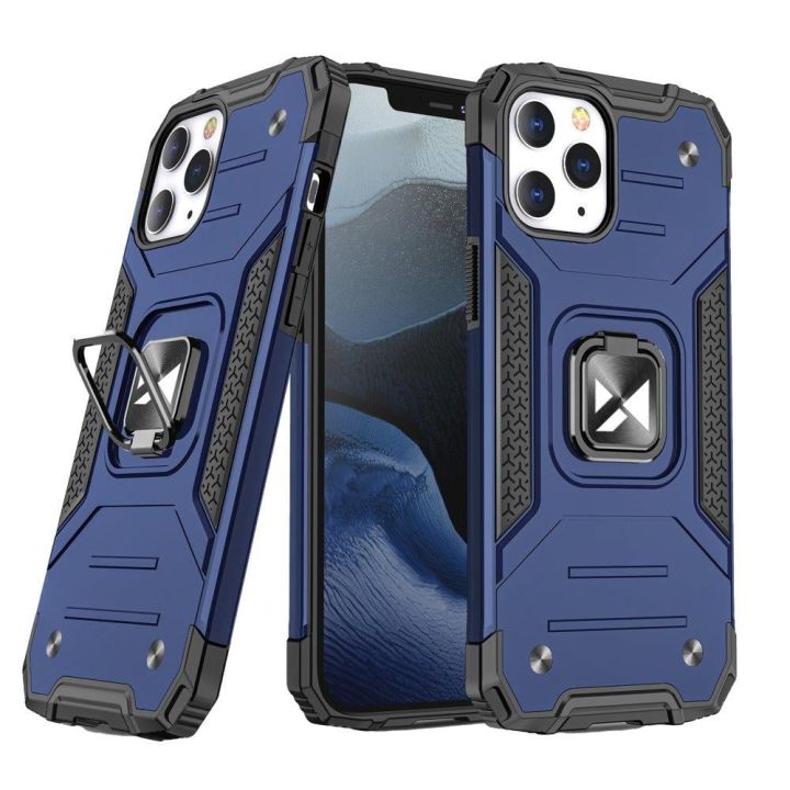 Wozinsky Ring Armor Back Cover Πλαστικό Μπλε (iPhone 13 mini)