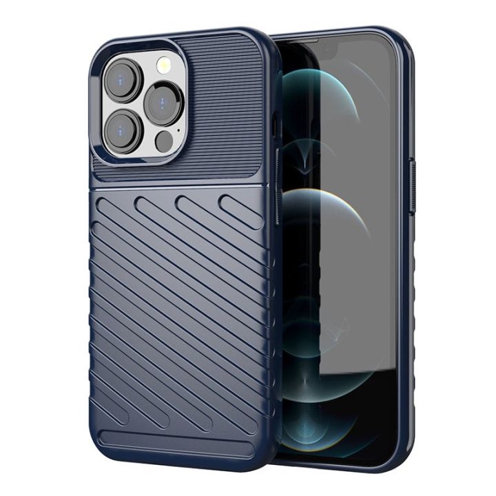 Hurtel Flexible Tough Back Cover Σιλικόνης Μπλε (iPhone 13 Pro)