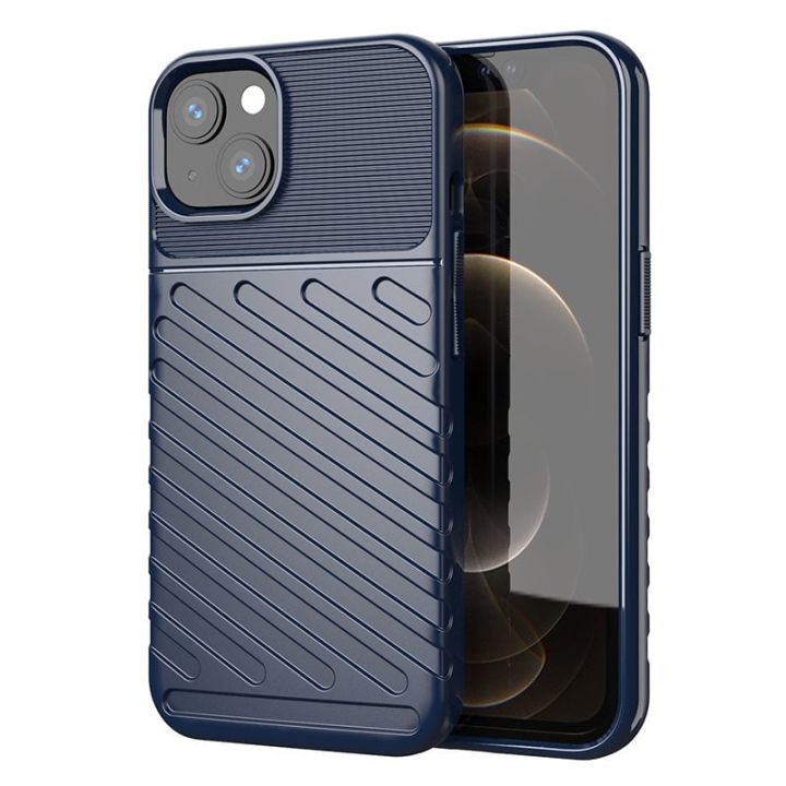 Hurtel Thunder Back Cover Σιλικόνης Μπλε (iPhone 13 mini)