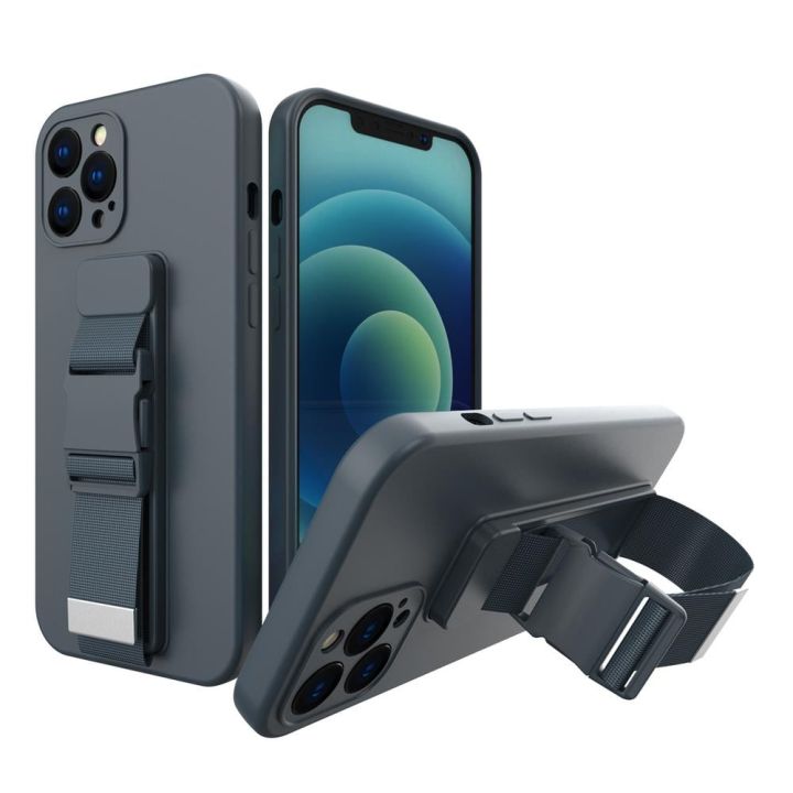 Hurtel Rope Air Bag Back Cover Σιλικόνης 1mm Navy Μπλε (Poco X3 NFC / X3 Pro)