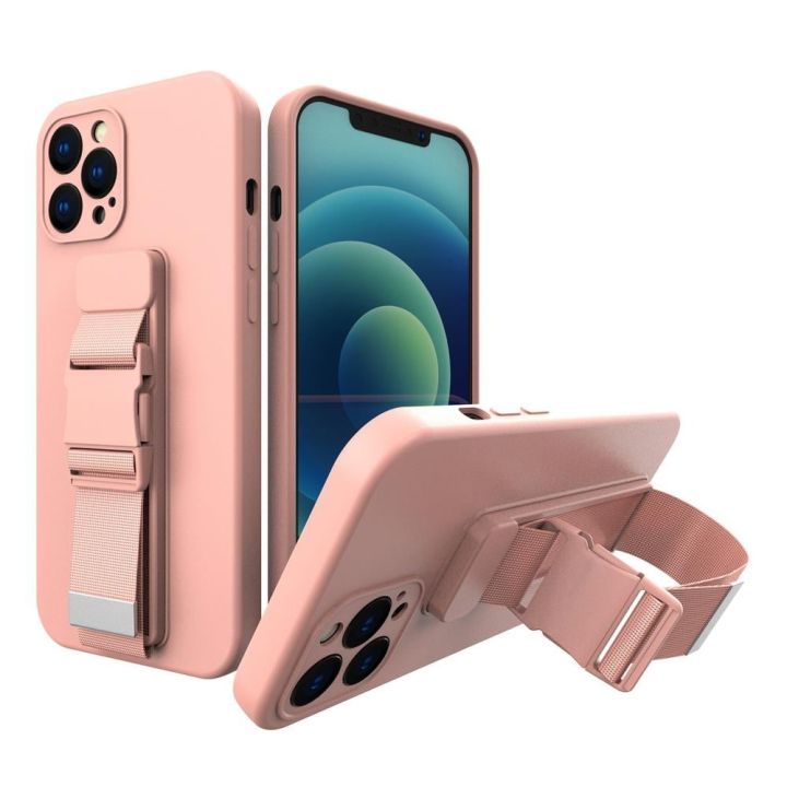 Hurtel Rope Air Bag Back Cover Σιλικόνης 1mm Ροζ (Poco X3 NFC / X3 Pro)