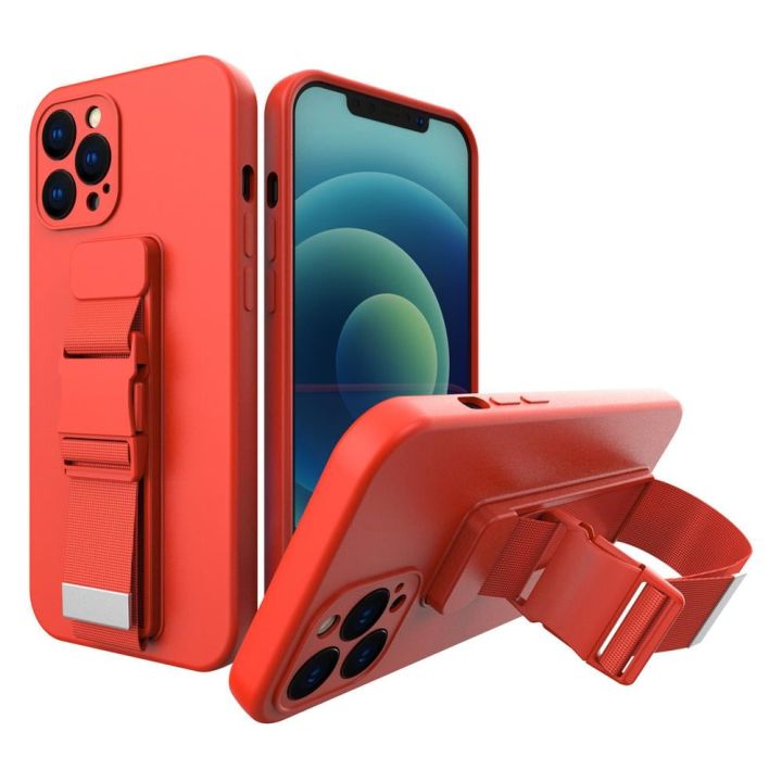 Hurtel Rope Air Bag Back Cover Σιλικόνης 1mm Κόκκινο (Galaxy A22 5G)