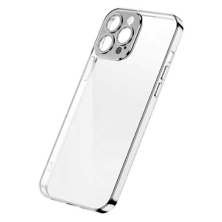 Joyroom Chery Mirror Back Cover Πλαστικό Σετ με Τζαμάκι Γκρι (iPhone 13 Pro)