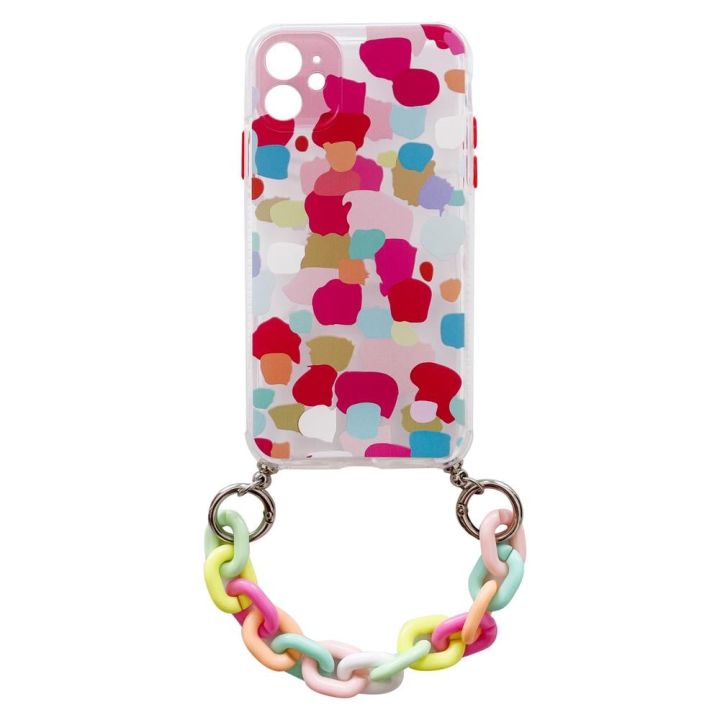 Hurtel Color Chain Flexible Back Cover Σιλικόνης Πολύχρωμο (iPhone X / Xs)
