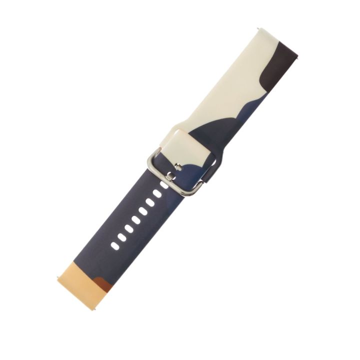 Hurtel Moro Λουράκι Σιλικόνης Camo Black (13) (Galaxy Watch 42mm)