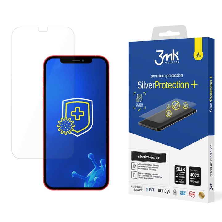 3MK SilverProtection+ Antibacterial Screen Protector (iPhone 12 mini)
