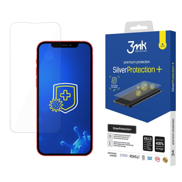 3MK SilverProtection+ Antibacterial Screen Protector (iPhone 13 mini)