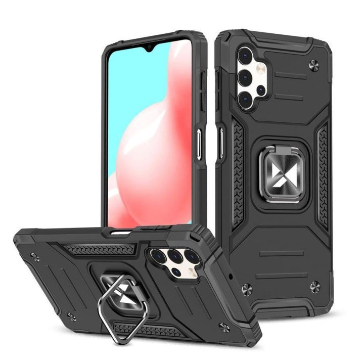 Wozinsky Ring Armor Back Cover Πλαστικό Μαύρο (Samsung Galaxy A13 5G)