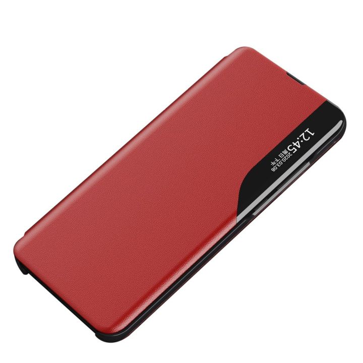Eco Leather View Book Δερματίνης Κόκκινο (Xiaomi Mi11i)