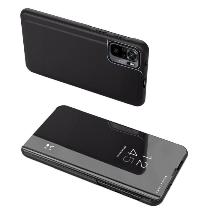 Hurtel Clear View Book Πλαστικό Μαύρο (Poco M4 Pro 5G / Redmi Note 11s 5G)