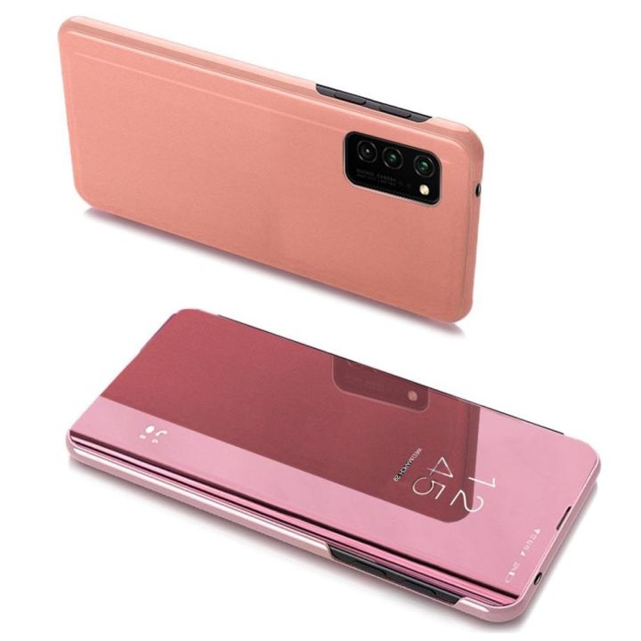 Hurtel Clear View Book Πλαστικό Ροζ (Galaxy A03s)