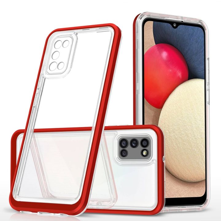 Hurtel 3in1 Back Cover Πλαστικό / Σιλικόνης 1.1mm Διάφανο (Galaxy A03s)