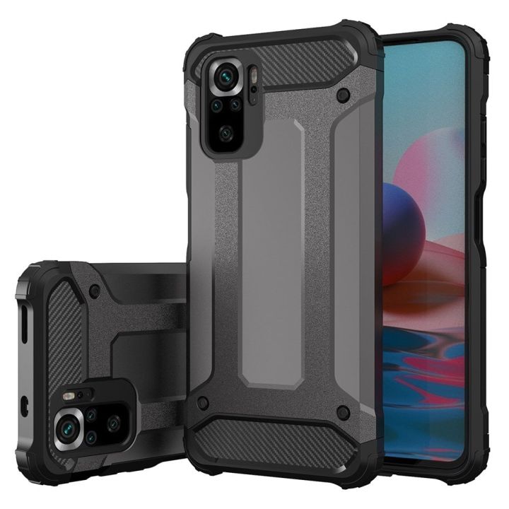 Hurtel Hybrid Armor Back Cover Πλαστικό Μαύρο (Poco M4 Pro 5G / Redmi Note 11s 5G)