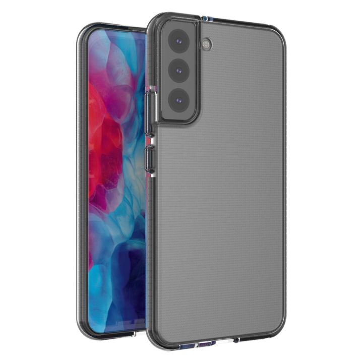 Hurtel Spring Back Cover Σιλικόνης 1mm Μαύρο (Galaxy S22+ 5G)