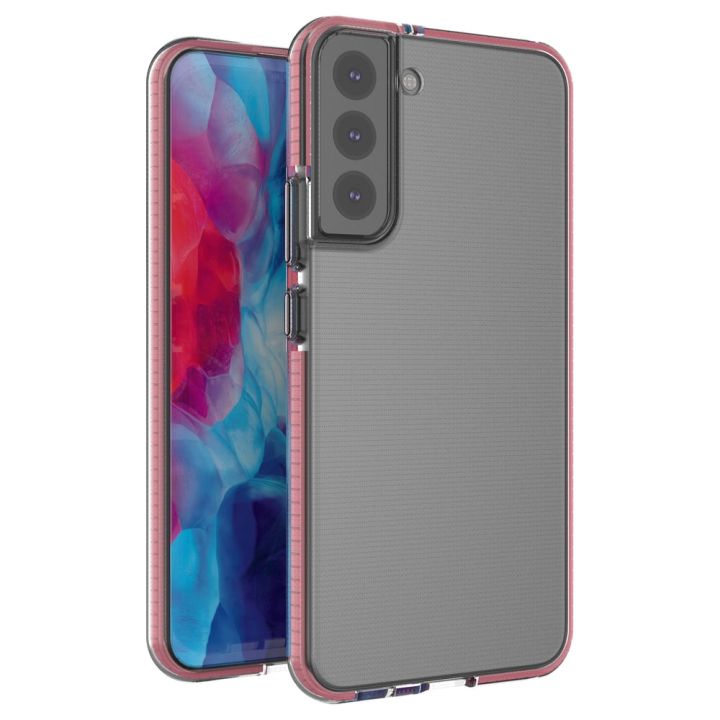 Hurtel Spring Back Cover Σιλικόνης 1mm Light Pink (Galaxy S22+ 5G)