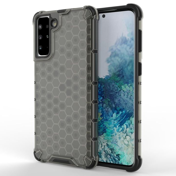 Hurtel Honeycomb Back Cover Σιλικόνης Μαύρο (Galaxy S22+ 5G)