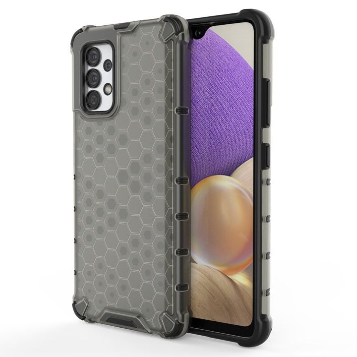 Hurtel Honeycomb Back Cover Σιλικόνης Μαύρο (Galaxy A03s)