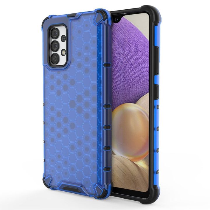 Hurtel Honeycomb Back Cover Σιλικόνης Μπλε (Galaxy A03s)