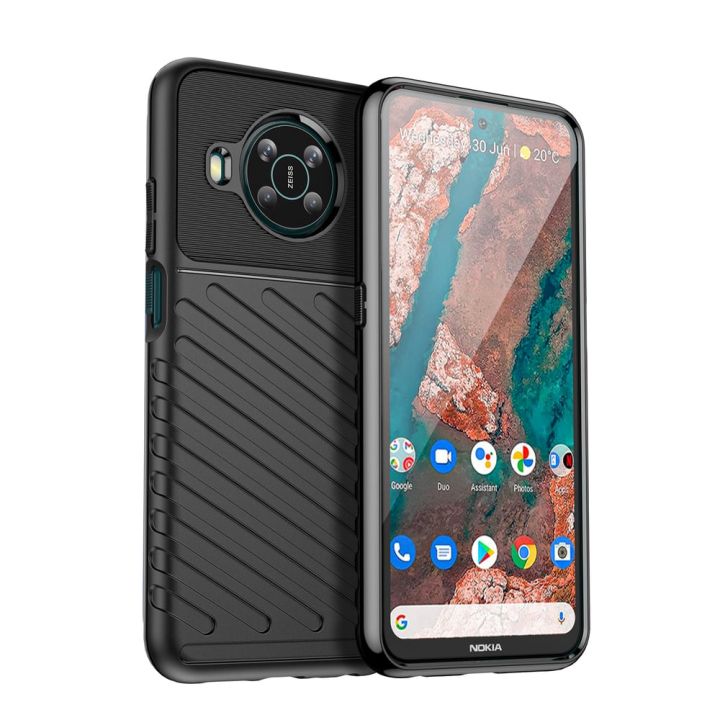 Hurtel Thunder Back Cover Σιλικόνης Μαύρο (Nokia X100)