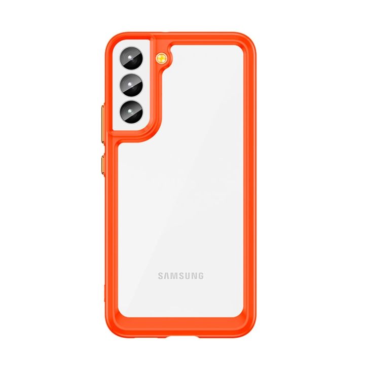 Hurtel Outer Space Back Cover Πλαστικό / Σιλικόνης Κόκκινο (Galaxy S22 5G)