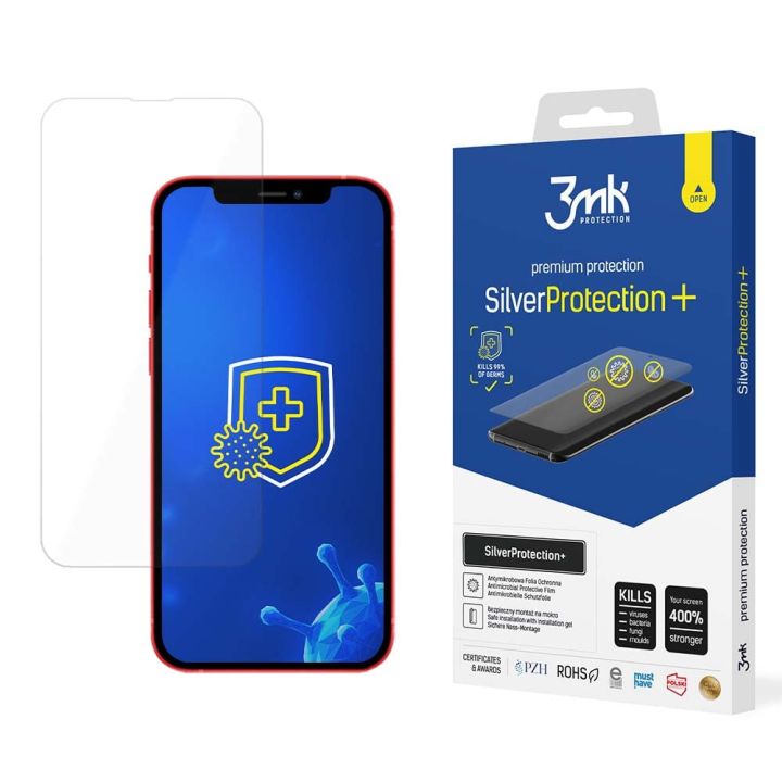 3MK SilverProtection+ Antibacterial Screen Protector (iPhone 17e / 16e / 14 / 13 / 13 Pro)