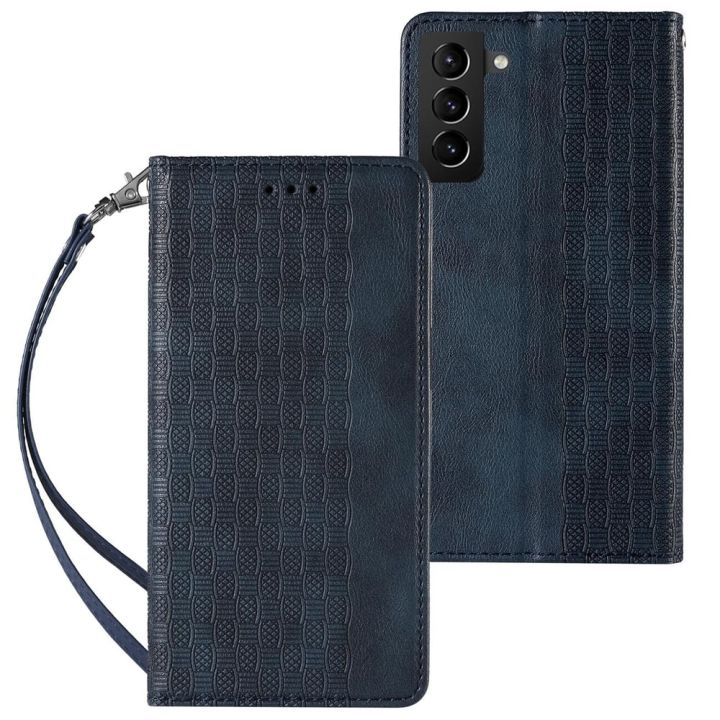 Hurtel Magnet Strap Wallet Δερματίνης Μπλε (Galaxy S22+ 5G)