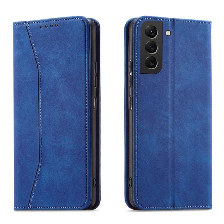 Hurtel Magnet Fancy Wallet Δερματίνης Μπλε (Galaxy S22+ 5G)
