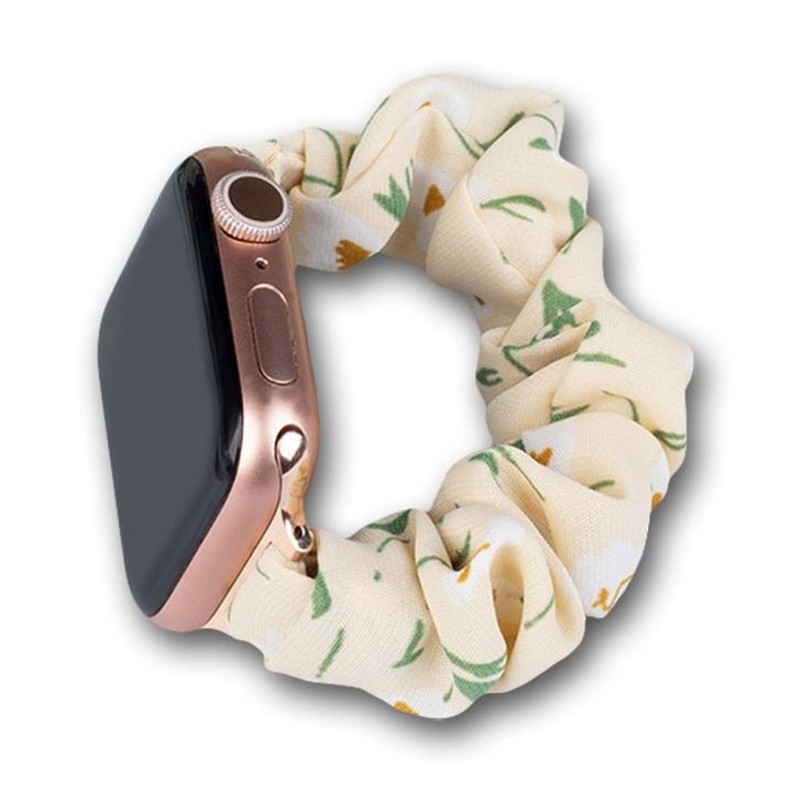 Hurtel Fabric Elastic Λουράκι Υφασμάτινο Κίτρινο (Apple Watch 42/44/45mm)