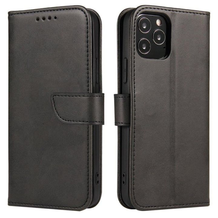 Ace Back Cover Σιλικόνης / Δερμάτινο Μαύρο (OnePlus Ace)