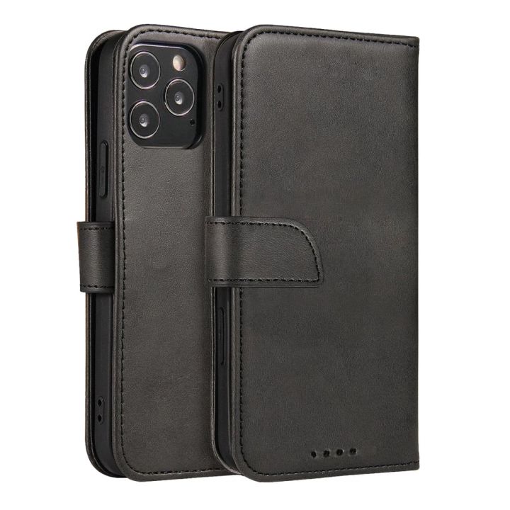Hurtel Magnet Book Σιλικόνης Μαύρο (Motorola Moto E32)