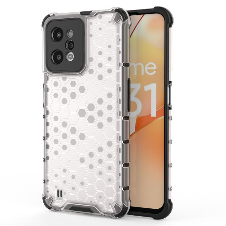 Hurtel Honeycomb Back Cover Σιλικόνης Διάφανο (Realme C31)