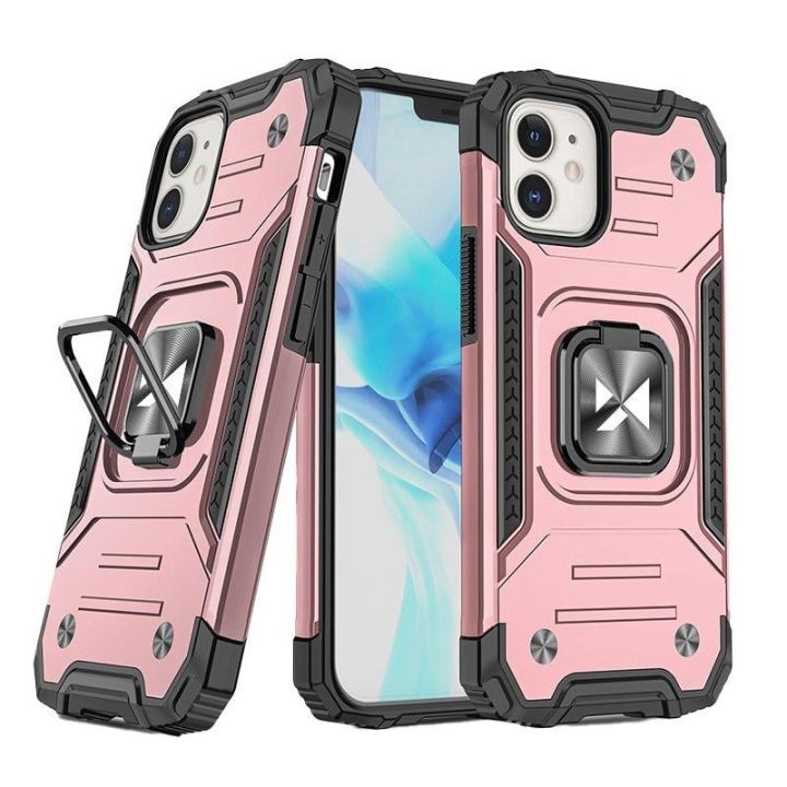 Wozinsky Ring Armor Back Cover Πλαστικό / Σιλικόνης Χρυσό (iPhone 14)