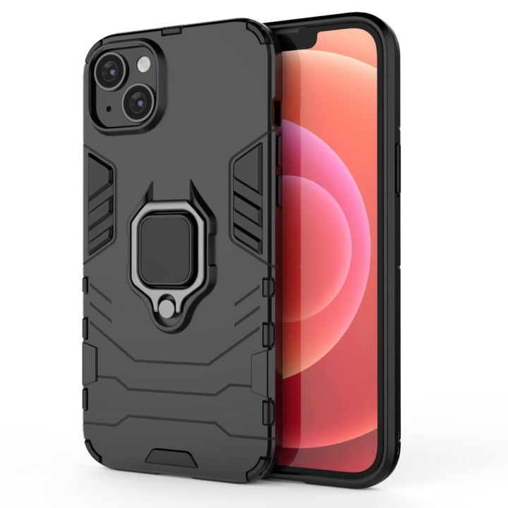 Wozinsky Ring Armor Back Cover Πλαστικό Μαύρο (iPhone 14 Plus)