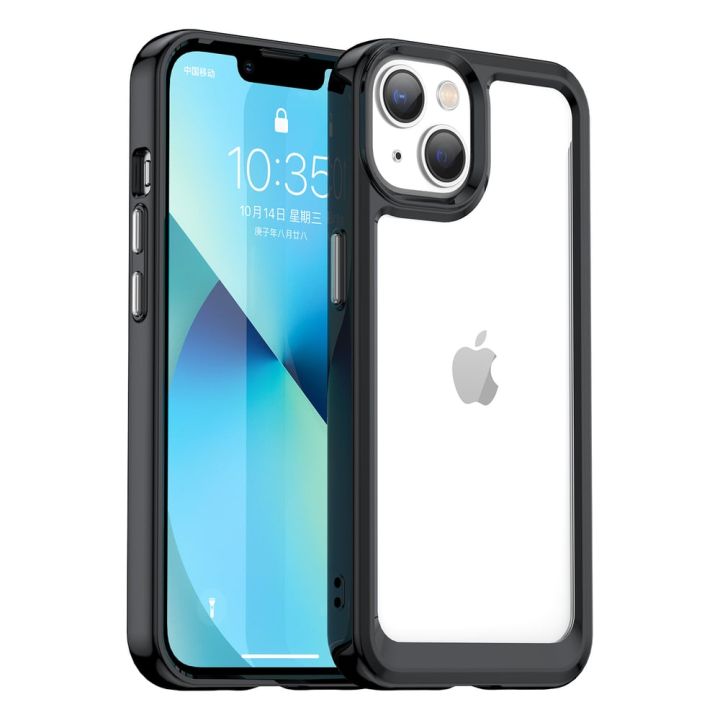 Hurtel Outer Space Back Cover Πλαστικό Μαύρο (iPhone 14 Plus)