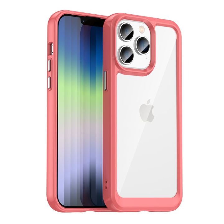Hurtel Outer Space Back Cover Πλαστικό Κόκκινο (iPhone 14 Pro)
