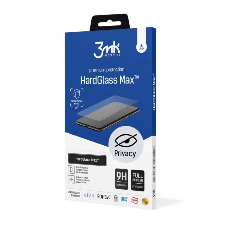 3MK HardGlass Max Privacy Tempered Glass (iPhone 12 / 12 Pro)