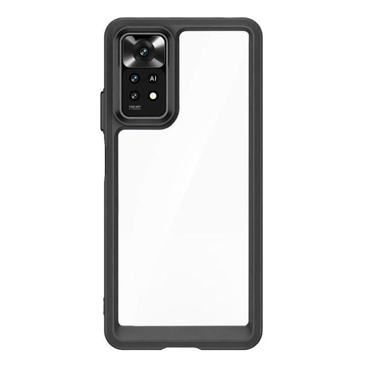Hurtel Outer Space Back Cover Πλαστικό / Σιλικόνης Μαύρο (Poco M4 Pro 5G / Redmi Note 11s 5G)
