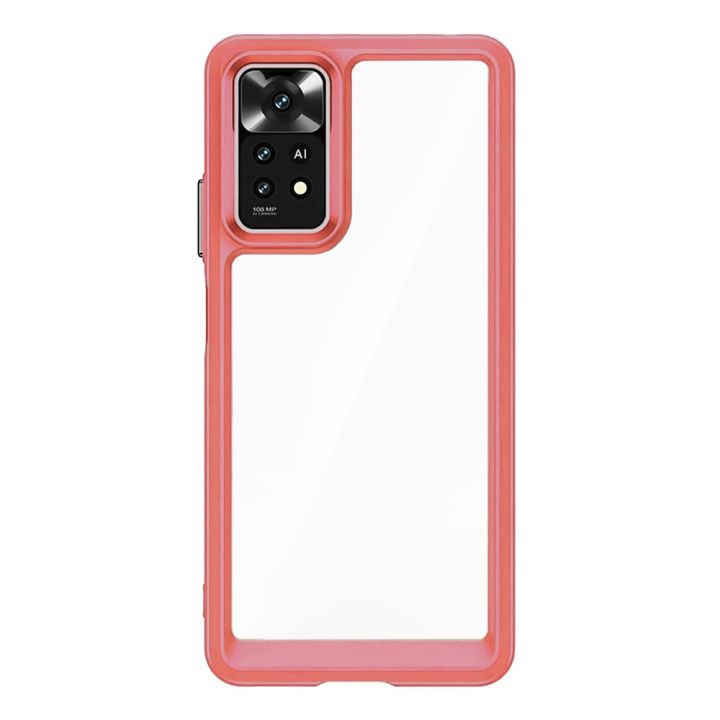 Hurtel Outer Space Back Cover Πλαστικό Κόκκινο (Poco M4 Pro)