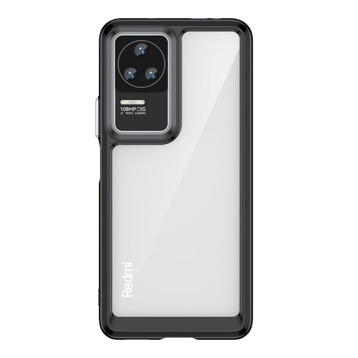 Hurtel Outer Space Back Cover Πλαστικό / Σιλικόνης Μαύρο (Poco F4 5G)