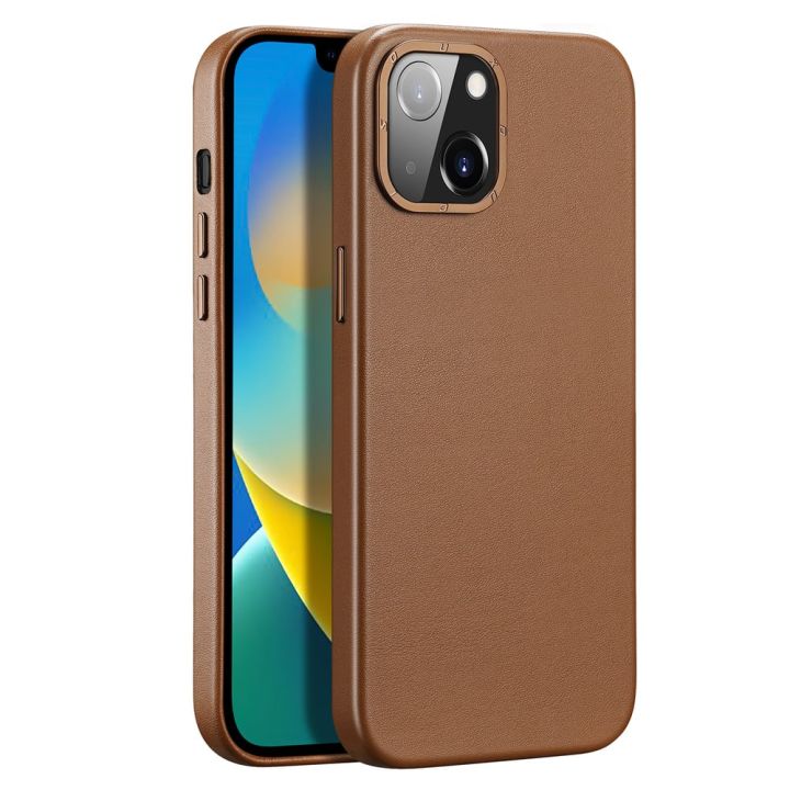 Dux Ducis Grit Back Cover Δερματίνης 2mm Καφέ (iPhone 14 Plus)