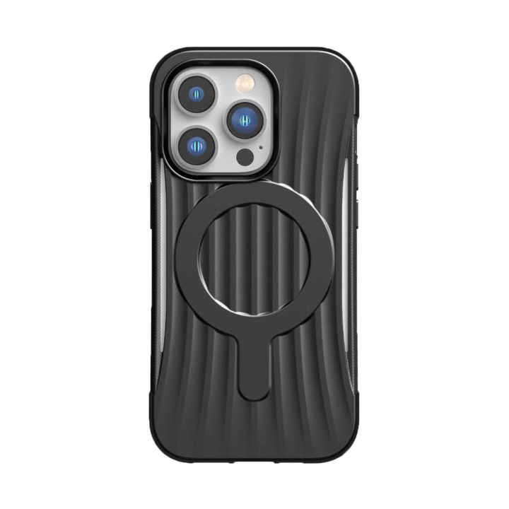 X-Doria Raptic Clutch MagSafe Back Cover Πλαστικό / Σιλικόνης Μαύρο (iPhone 14 Pro)