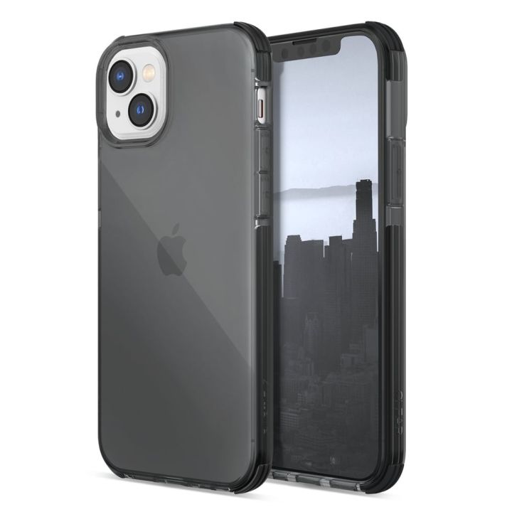 Raptic Clear Back Cover Πλαστικό / Σιλικόνης Γκρι (iPhone 14 Plus)