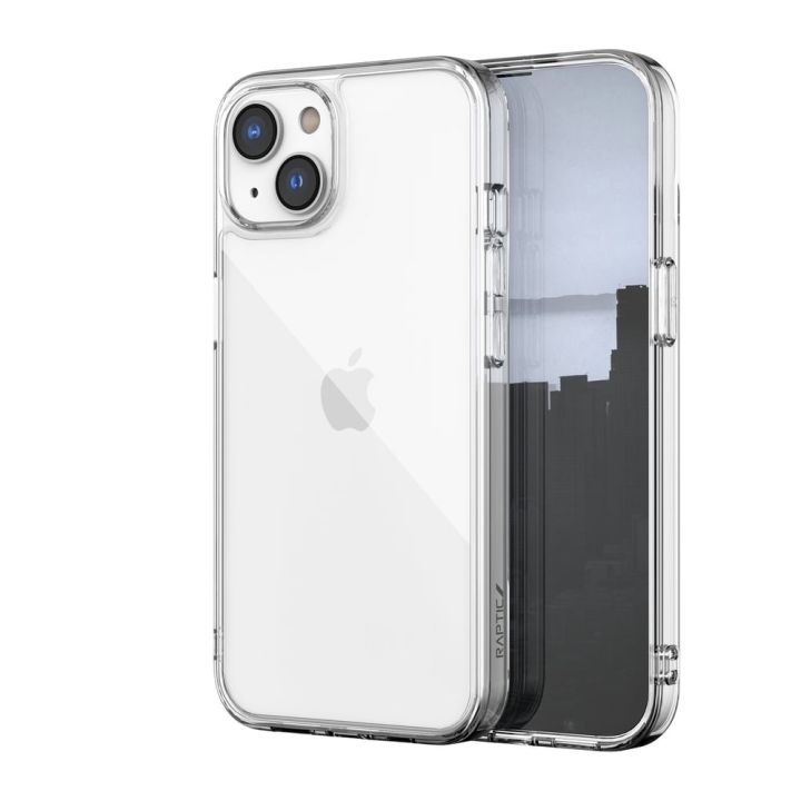 Raptic X-Doria Clearvue Back Cover Σιλικόνης Διάφανο (iPhone 14 Plus)