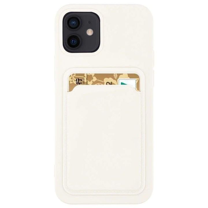 Hurtel Redmi Wallet Σιλικόνης Λευκό (Redmi Note 9)