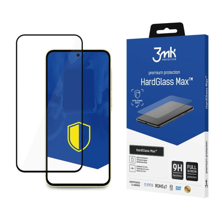 3MK HardGlass Max 5D Full Face Tempered Glass (Galaxy A35)