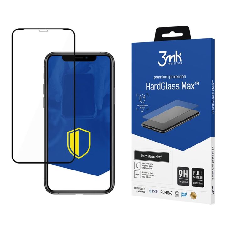 3MK HardGlass Max 3D Tempered Glass (iPhone 11 / XR)