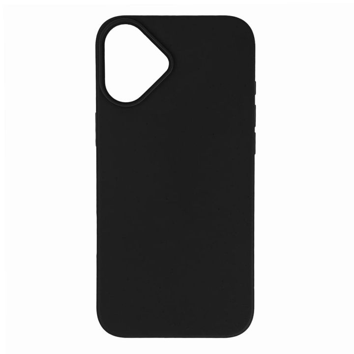 Multi-color Wheat Bran Case Magsafe Iphone 16 Black