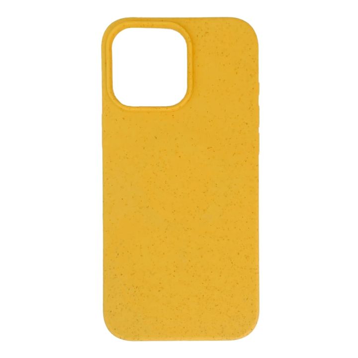 Biodegradable Wheat Case Magsafe Compatible Iphone 16 Pro Max Yellow