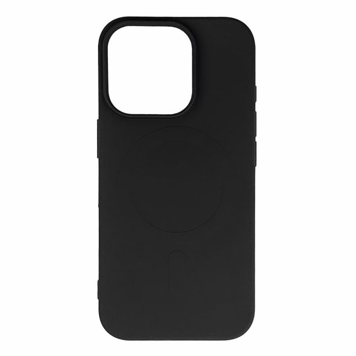 Liquid Silicone Case Magsafe Iphone 16 Pro Black